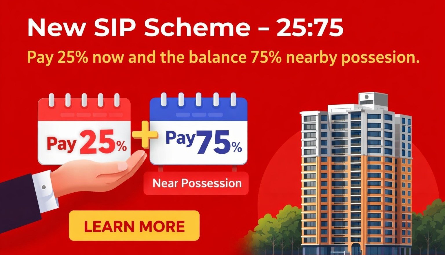 M3M Elie Saab Residences 25:75 SIP Scheme