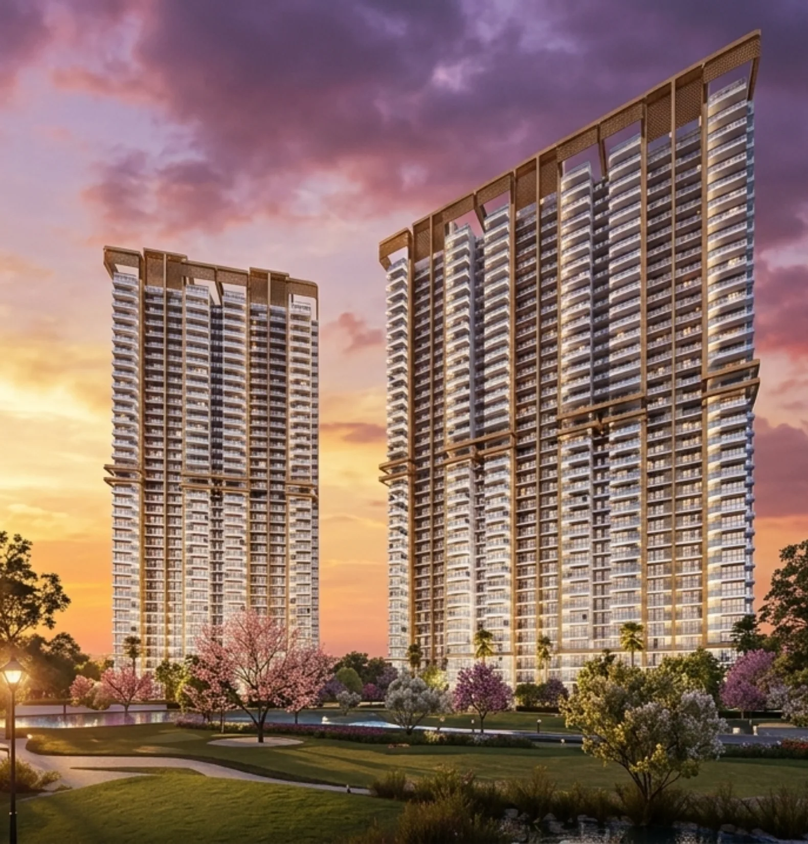 Landscaped Greens & Golf Views